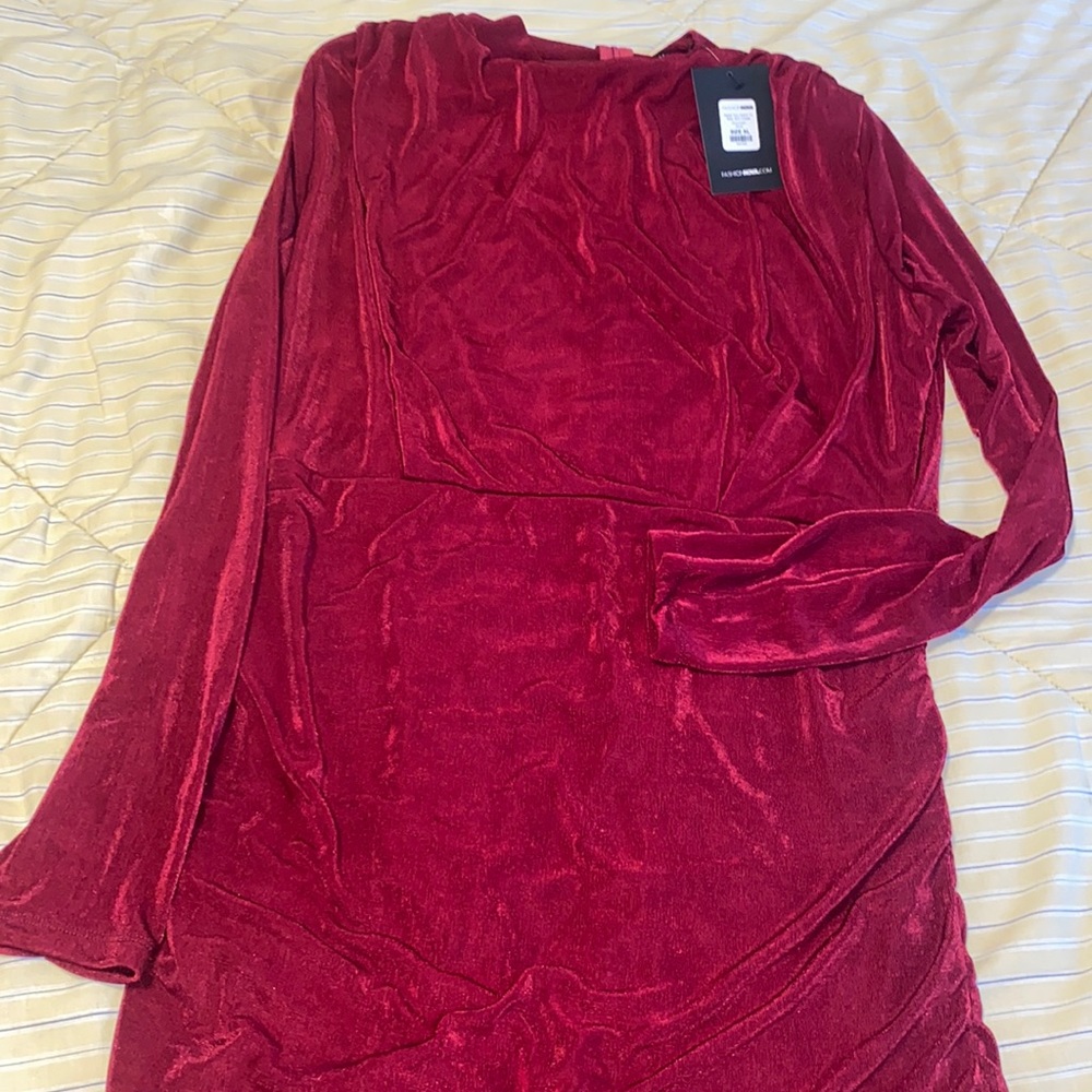 “Make You Wanna Stay” rouched mini dress